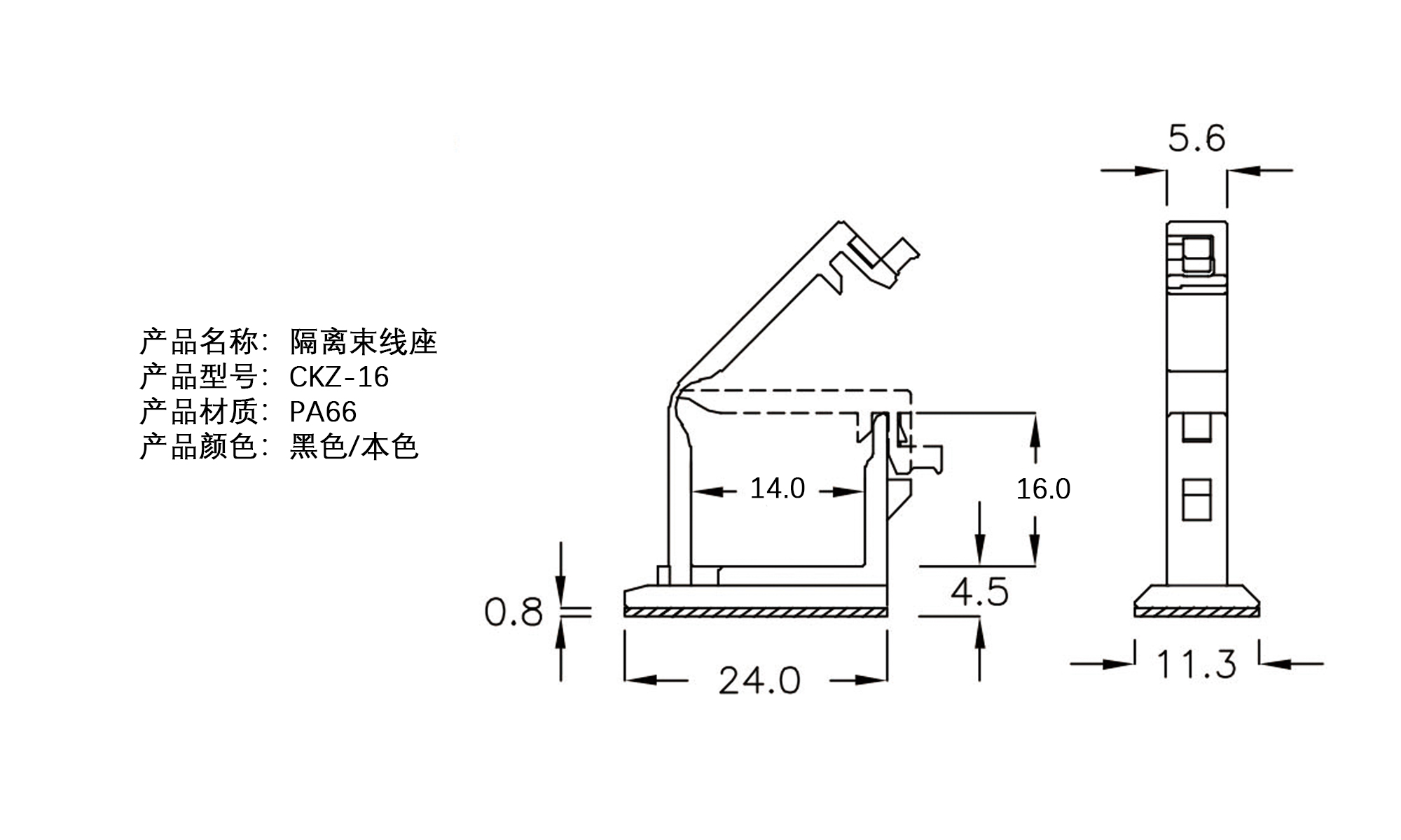 隔离束线座 CKZ-16